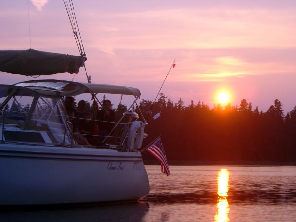 Sunset on the Reservoir